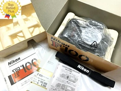 【Top Mint w/ Box】 Nikon F100 Black 35mm SLR Film Camera Body From JAPAN - Image 1 of 4