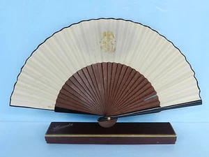Rare Find~Aleixandre Vtg Wooden Folding Tango Fan Antique? Orig Box Madrid Spain - Picture 1 of 12