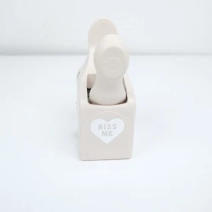 Martha Stewart KISS ME Heart Double Punch words Valentines Cards Love V Day Care - Picture 1 of 5