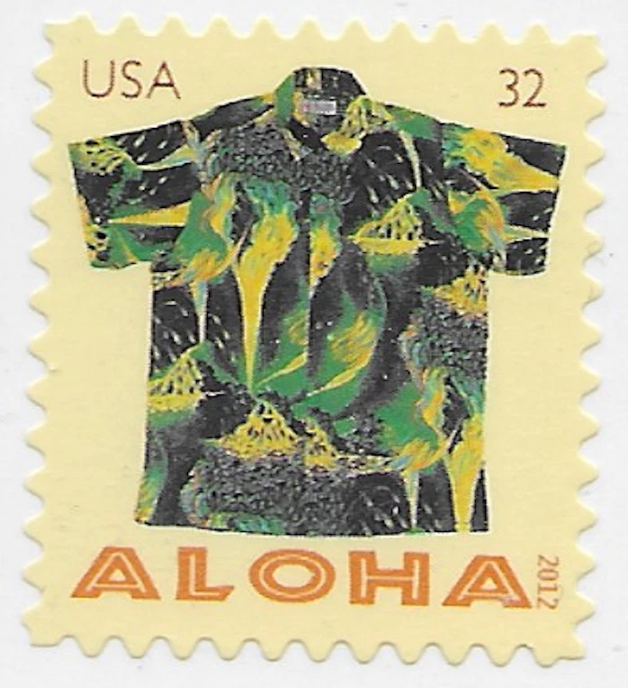 US #4595 MNH 2012 Aloha Shirt with Kilauea Volcano - Image 1 of 1