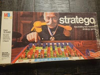 Stratego Board Game 1975 MB Milton Bradley Complete - Image 1 of 4