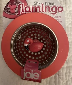 Joie MSC Flamingo BPA-frei Hält Abflüsse sauber Edelstahl Spülbeckensieb - Bild 1 von 3