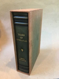Henry Kissinger "Years of Upheaval" SIGNED 2nd Printing - Custom Leather Binding - Picture 1 of 6