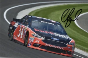 Chris Buescher NASCAR Carreras Coche de Carreras Conductor Autografiado Firmado 4x6 Foto E - Imagen 1 de 1