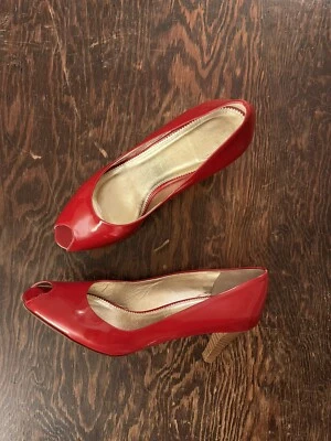 Amalfi Red Patent Leather Heels - Image 1 of 4