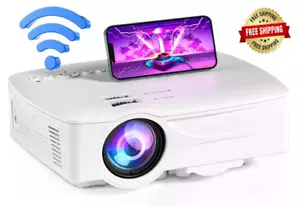 Proyector De Cine En Casa De Peliculas Video Wifi Bluetooth Nuevo - Picture 1 of 8