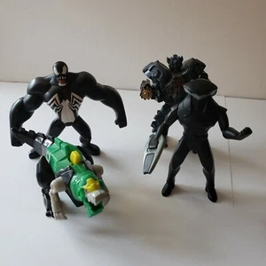 Lot of 4 McDonald's Happy Meal Toy Grimlock Venom Ironhide Black Manta Pre-owned - Picture 1 of 11