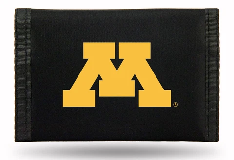 Minnesota Golden Gophers Nylon Trifold Wallet (Ski U Mah) Cover
