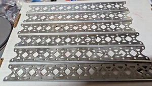 6 PC. ORIG CADMIUM A C Gilbert Erector "EX" 12 inch STRAIGHT Big Channel Girder - Picture 1 of 1