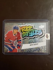 2022-23 Nick Suzuki Freestyles Upper Deck Series 1 Hockey Montreal Canadiens - Picture 1 of 2