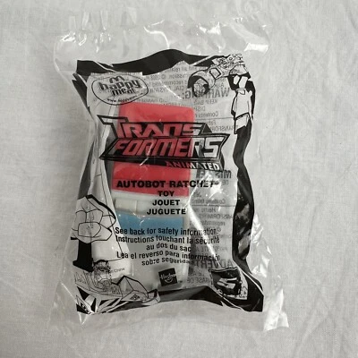 Happy Meal RATCHET Transformers Animated McDonald's Hasbro 2008 221009A Sealed - Image 1 of 3