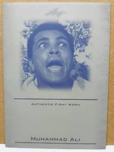2011 Leaf Muhammad Ali All Metal Unsigned Black Plate Card FW-42 - Picture 1 of 4