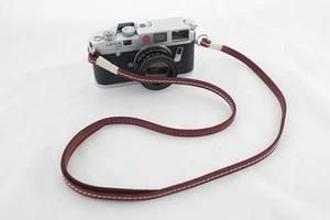 Handmade Brown Real Leather camera strap neck strap for EVIL Film camera 01-086 - Picture 1 of 5
