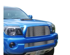 APS Polished Stainless Steel Billet Grille GR20HGG42S 2005-10 Toyota Tacoma - Picture 1 of 3
