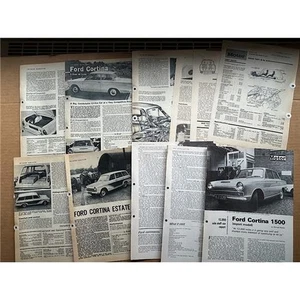 FORD CORTINA MK1 MOTOR ROAD TESTS MEMORABILIA Original motor magazine road test - Picture 1 of 1
