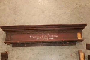 Antique Brunswick-Balke-Collender Billiards Pool Cue Holder Rack to Restore - Picture 1 of 24
