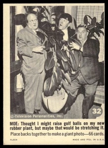 Fleer The Three Stooges 1966 #32 Pensiero di poter alzare palline da golf ottime condizioni - Foto 1 di 2
