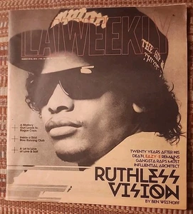 2015 EAZY E LA WEEKLY TWENTY YEAR ANNIVERSARY RARE ISSUE GANGSTA RAP LEGEND ICON - Bild 1 von 11