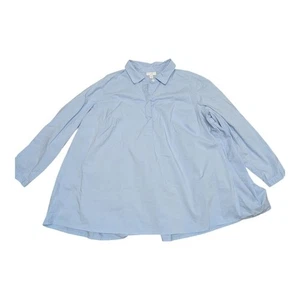 Blusa para mujer J. Jill azul claro manga larga XL Petite - Imagen 1 de 5