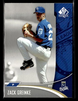 Tarjeta de Zack Greinke #44 auténtica SP 2006 Kansas City Royals Foto 1 de 2