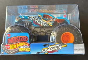 Hot Wheels Monster Trucks Oversized Bigfoot Podium Crasher 1:24 - Picture 1 of 5