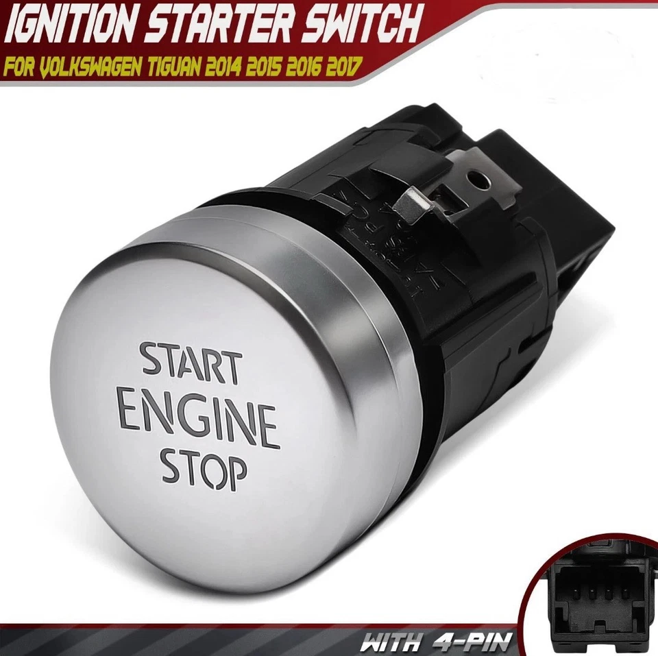 Interruptor de arranque de encendido para Volkswagen Tiguan 2014 2015 2016 2017 7P1905217A3Q7 Foto 1 de 1