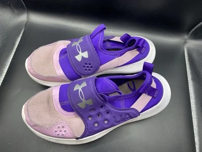 Under Armour Niños Runplay Zapatos para Correr Sin Cordones Talla 5y 3024215-500 Foto 1 de 4