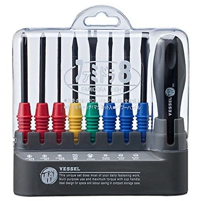 TD800 Vessel Japan 8 Pieces Screwdriver Set Famidora Td800 Driver Famidra - Image 1 of 4