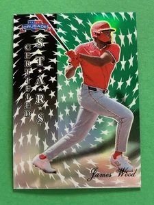 James Wood 2025 Panini Crusade (SP, SN) estrellas verdes certificadas Prizm #’d 174/249 - Imagen 1 de 3