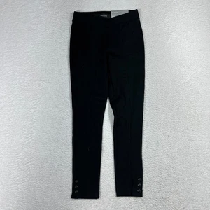 Talbots Damenhose P24 x 24,5 schwarz skinny Knöchel zum Überziehen Stretch Arbeit Freizeit neu mit Etikett - Bild 1 von 9