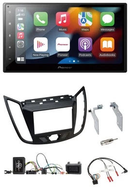 Pioneer DAB Bluetooth 2DIN USB Lenkrad Autoradio für Ford Kuga DM2 ab 2013 - Bild 1 von 4
