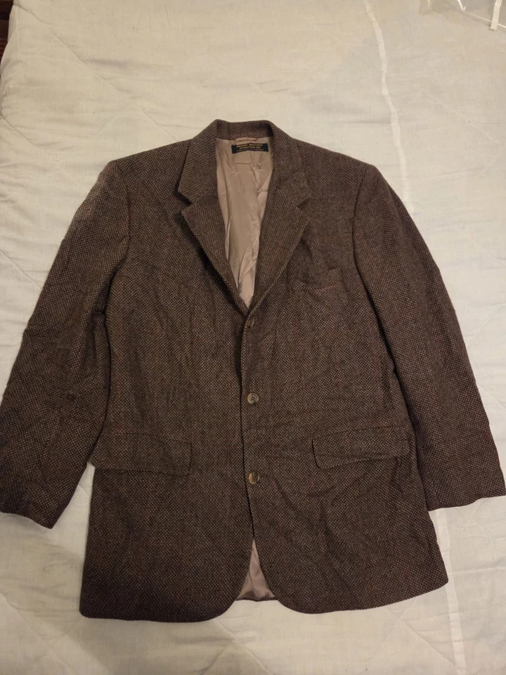 Blazer Brooks Brothers Hombre 42L Cabello Camel Abrigo Deportivo Marrón Rojo Académico  Foto 1 de 4