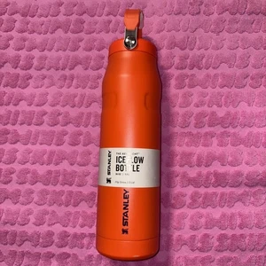 Stanley AEROLIGHT ICEFLOW FLASCHE 36 Unzen SCHNELLER FLOW DECKEL TIGER LILLY PFLAUME ORANGE NEU - Bild 1 von 5