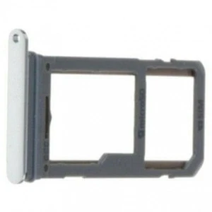 VASSOIO SIM PER SAMSUNG GALAXY S8/S8 PLUS ADATTATORE SCHEDA ARGENTO GRIGIO - Foto 1 di 1