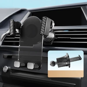 Support d'aération de voiture pour téléphones avec réglage facile et mécani - Photo 1 sur 16
