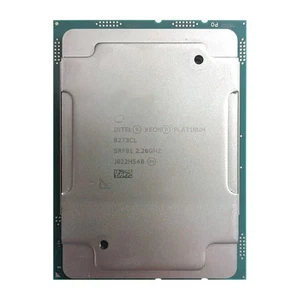 Intel Xeon Platinum 8273CL (SRF81) – 28-Kern 2,20 GHz LGA3647 38,5 MB 165W CPU - Bild 1 von 1