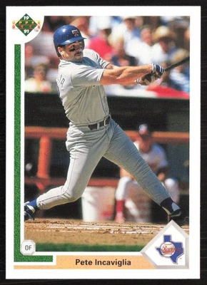 1991 Upper Deck Pete Incaviglia Texas Rangers #453 - Image 1 of 2