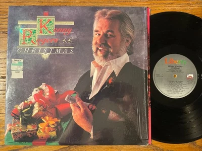 Kenny Rogers Christmas LP Liberty Holiday 1st Press + Shrink VG+ Foto 1 de 4