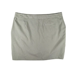 Izod Golf XPG Skort Green White Stripe Cool FX Pockets Seersucker Size 16 Active - Picture 1 of 6