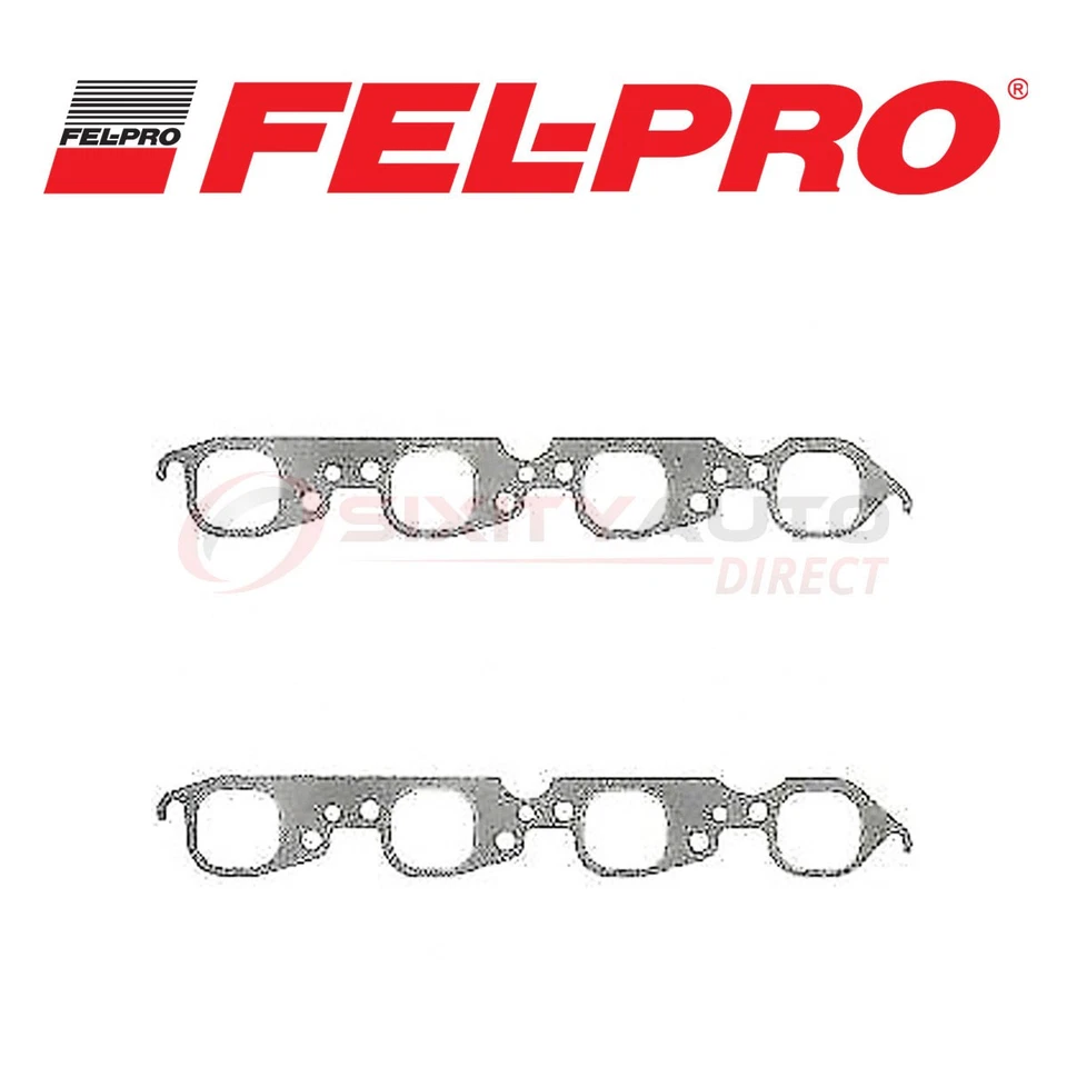 Fel Pro Exhaust Manifold Gasket Set for 1968-1986 Chevrolet C20 Suburban nm - Image 1 of 4