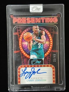 2024-25 Panini One and One Presenting Larry Johnson Auto 29/49#Z - Picture 1 of 2