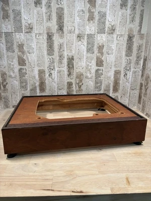 ⭐️Zócalo de madera Elac Miracord para 50H⭐️Puede funcionar con modelos tocadiscos⭐️ Foto 1 de 4