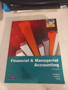 Financial & Managerial Accounting Paperback – by Charles T. Horngre, 2012 3rd ed - Picture 1 of 16