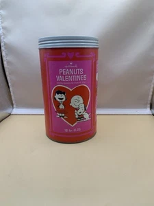 VTG 1960s Valentine's Day Snoopy Peanuts Charlie Brown Lucy Card Tin Complete ! - Picture 1 of 8
