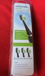 Waterpik Triple Sonic Tooth Brush Heads Replacement, Complete Care - New Sealed - Picture 1 of 5