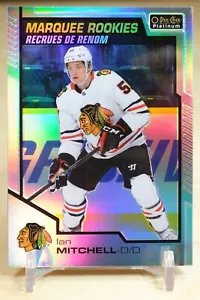 2020-21 OPC Platinum Marquee Rookies Rainbow Ian Mitchell #168 Chicago Blackhawk - Picture 1 of 2