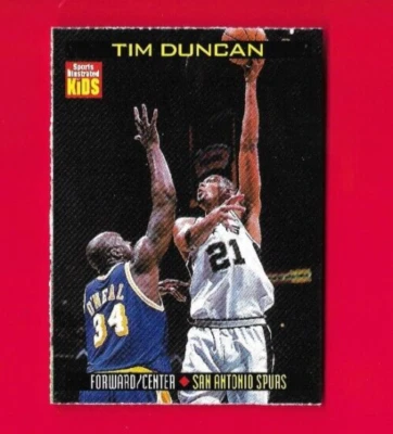 1998 Sports Illustrated SI Kids TIM DUNCAN Rookie Card, San Antonio Spurs #670 - Image 1 of 2