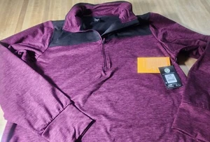 Neu mit Etikett Avia Langarm 1/4-REISSVERSCHLUSS JACKE BÜRSTENLOSER STOFF GRÖSSE XL (16-18) - Bild 1 von 2