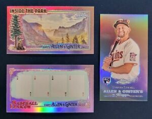 2022 Topps Allen & Ginter CHROME MINI INSERTS with Rookies You Pick the Card