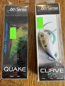 (2) 6th Sense Quake 70 And 55 Crankbaits NIP FAST SHIP! - Picture 1 of 4